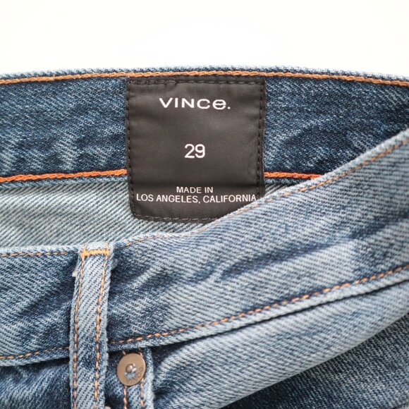Vince Men's Straight Leg Distressed Calico Wash Jeans | 29 - Picture 3 of 6